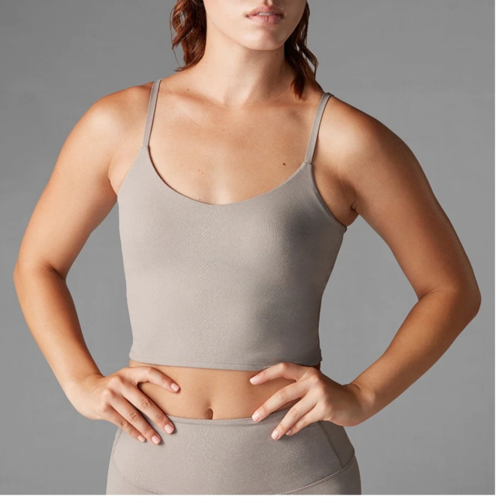 Seamless Tan Sports Bra - Picture 3 of 5